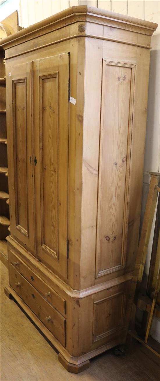 A French pine wardrobe